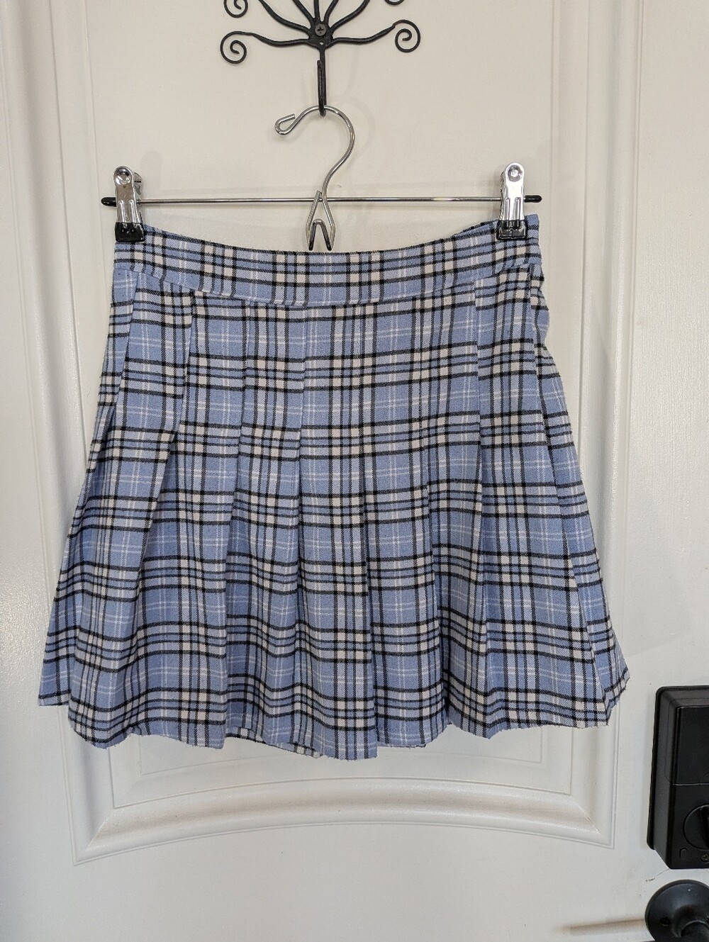Sm 3Plaid Pleated Mini Skirt By Hollister